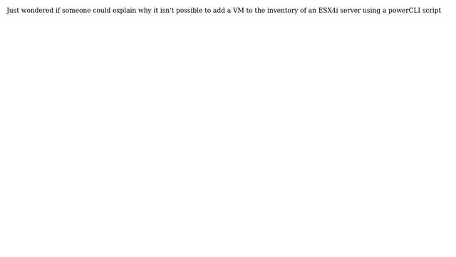 Registering a VM with an ESX4i Node смотреть онлайн