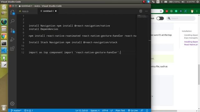 React Navigation 5 tutorial in Hindi #1 Installation смотреть онлайн