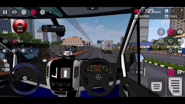 Bus Simulator Indonesia - Mercedes Sprinter Cargo Van MOd - Download Link Android Gameplay FHD 824