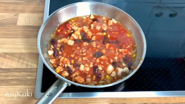 Рулетики из Цукини с куриным мясом ,фасолью и кукурузой | рецепт смотреть онлайн