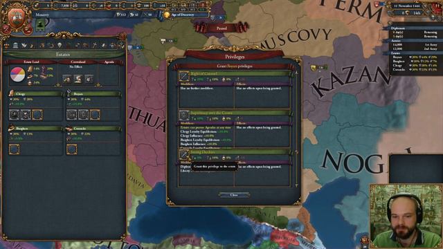 EU4 - Москва - 1 - Very Hard - (1.30.4, Захват Мира, WC, Московия, Muscovy, Europa Universalis 4)