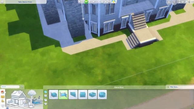 Twin Oracle Point Speedbuild - Exeterior - Rebuilding Sims 4 смотреть онлайн