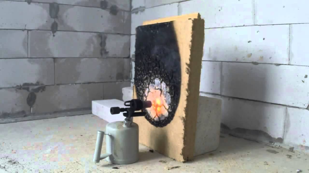 Тест на пожаробезопасность натурального утеплителя STEICO Protect смотреть онлайн