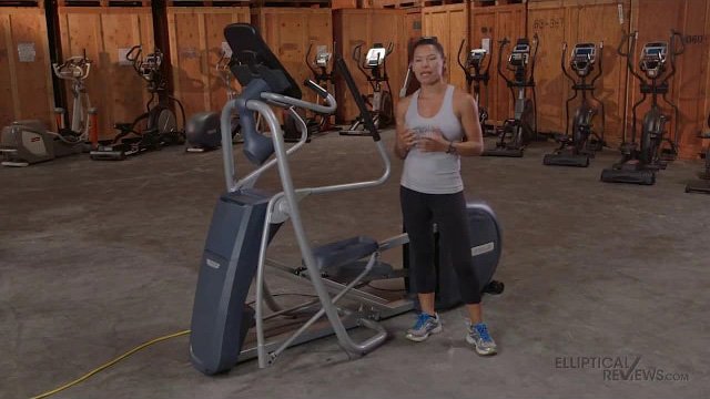 PRECOR EFX 447 Elliptical Crosstrainer Review смотреть онлайн
