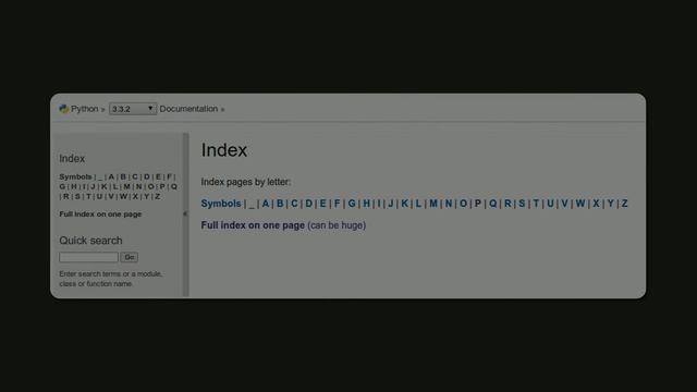 Programming In Python: Documentation смотреть онлайн