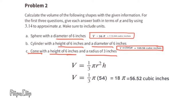 8th Grade, Unit 5, Lesson 21 "Cylinders, Cones, and Spheres" Illustrative Math смотреть онлайн