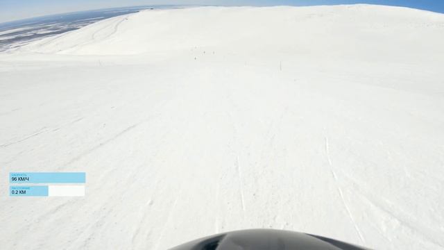 100 Км/ч с черной трассы в Кировске 2023. 4К смотреть онлайн