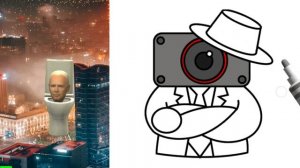 Как быстро и легко нарисовать и раскрасить Картинку Скибиди туалета Спикер Мен #Скибидитуалет