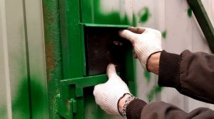 Замок на откатные ворота своими руками