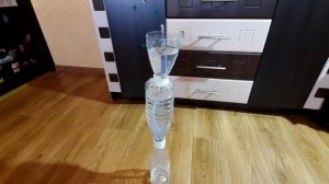 Фонтан из Пластиковых Литровых Бутылок