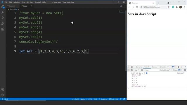 Sets In JavaScript | JavaScript Sets | JavaScript Set Object | JavaScript Tutorial | SimpliCode смотреть онлайн