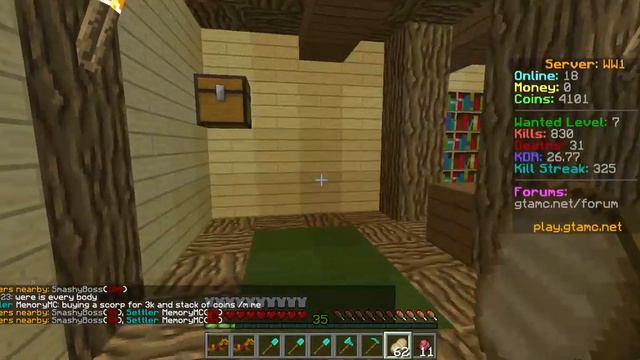 Minecraft Wild West GTAMC #19- 4 GAUGES, 2 CARBINES, 1 SCORP 300 KILLSTREAK BANDIT?! смотреть онлайн
