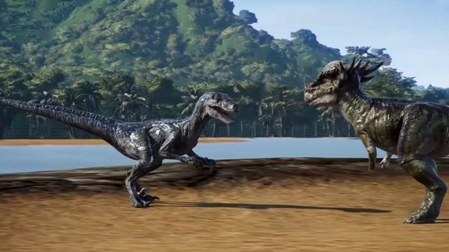 Life of Blue the Velociraptor - Jurassic World Evolution. смотреть онлайн