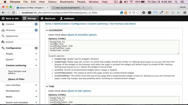 Drupal: jQuery UI filter 8.x-2.x - Demo смотреть онлайн