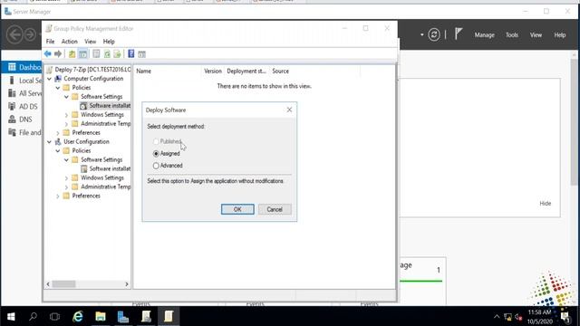 Software Installation via GPO смотреть онлайн