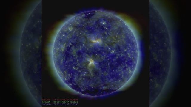 Sun Flare C 1.34 / Вспышка на Солнце 08.03.2019 смотреть онлайн