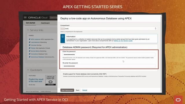 Getting Started with APEX Service in OCI - Step 2! смотреть онлайн