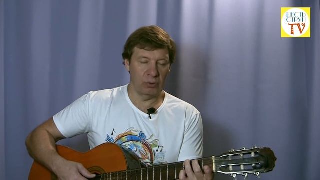 "Расцвела под окошком белоснежная вишня". Разбор на гитаре - как играть мелодию. смотреть онлайн