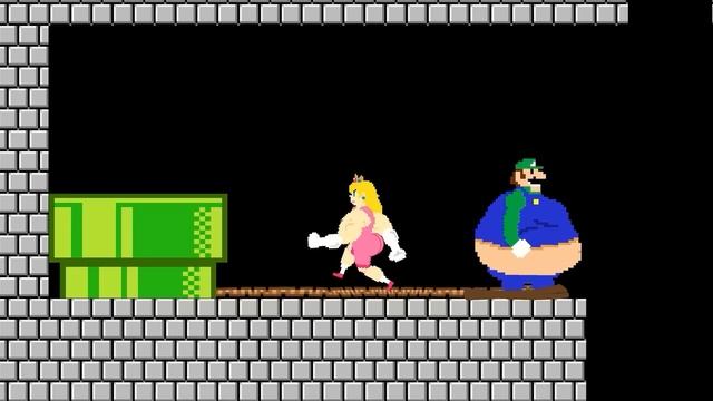 What if Mario Collect 999 Mushroom All Mushroom Power in New Super Mario Bros. Wii?? смотреть онлайн