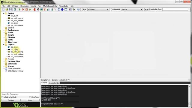 GameMaker Tutorial - Blood Splatter Effect смотреть онлайн