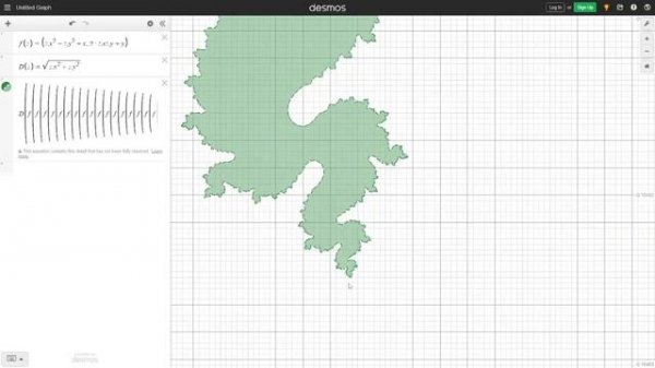 Mandelbrot zoom... but it's desmos