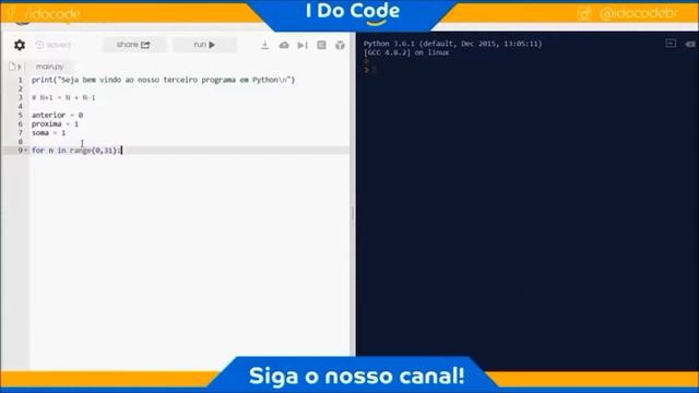 Sequência de Fibonacci em Python смотреть онлайн