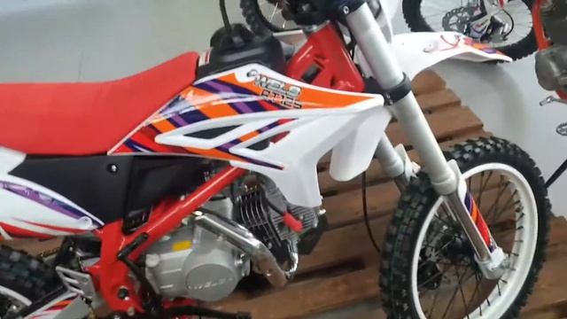 Питбайк Wels RT125красно ораньжевый смотреть онлайн