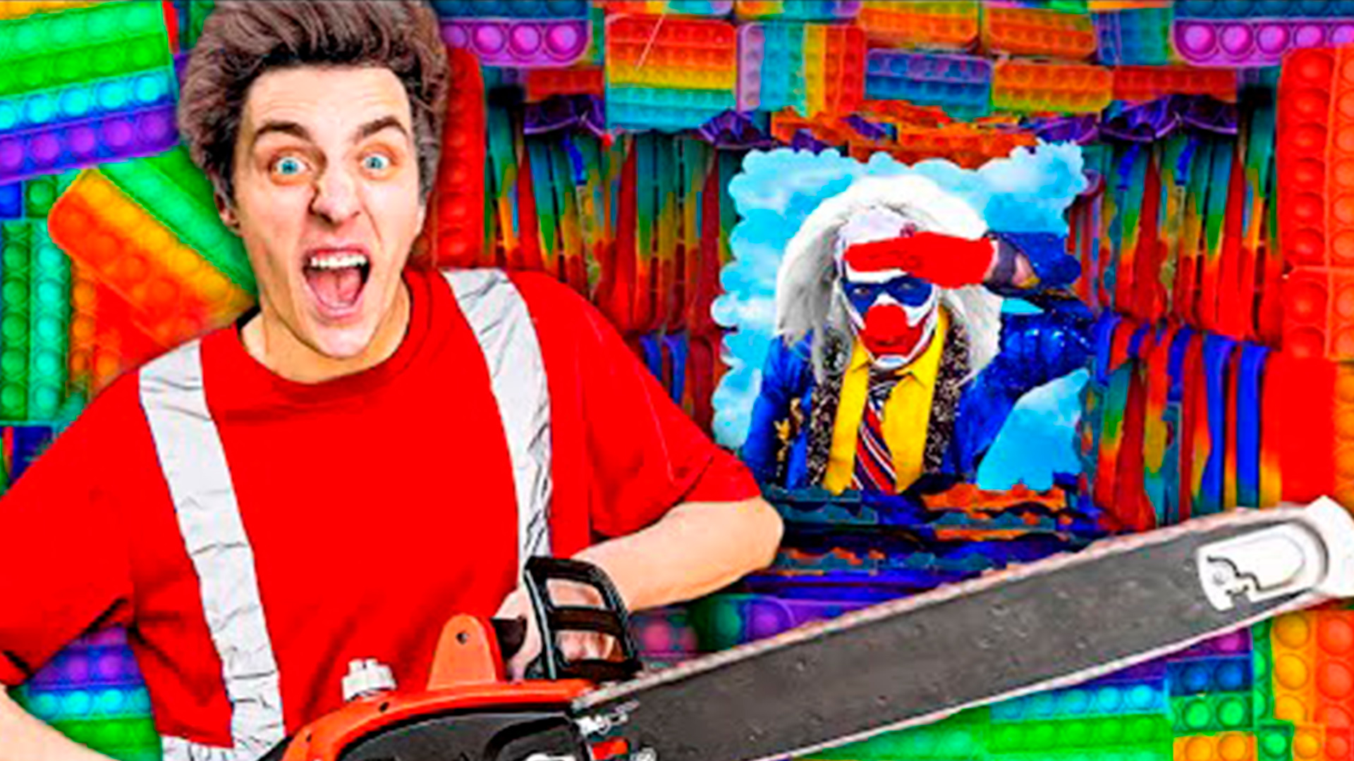 КЛОУН Запер меня в НЕПРОБИВАЕМОМ ЯЩИКЕ - Челлендж ! смотреть онлайн