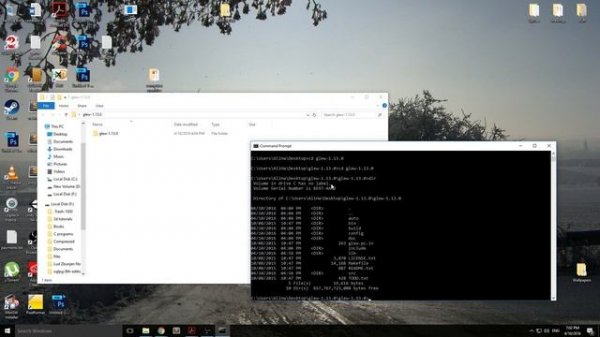 Install Mingw 64 bit for Windows and build compile install GLEW library from source for Windows