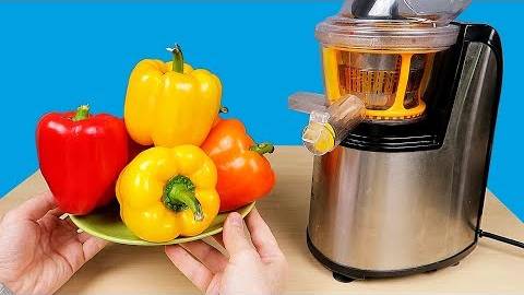 -Что если выжать сок из Перца_ Мультиперцевый сок из разноцветных Перцев! alex boyko смотреть онлайн