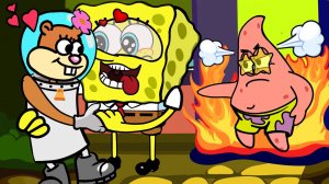 Spongebob Love Story | Губка Боб влюбился в Белку Сэнди но ему помещал Патрик | Sad Story Animation