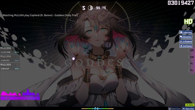 Cepheid (ft Nonon) - Goddess | Osu!