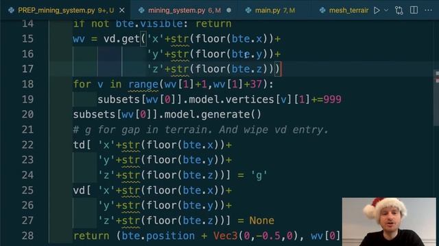 Python Minecraft with Ursina: mining - part 4 смотреть онлайн