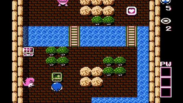 Adventures Of Lolo 8 bit game смотреть онлайн