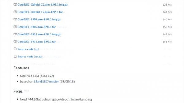 LibreELEC S905 - S912 Amlogic Update - CoreELEC KODI LEIA BETA V2