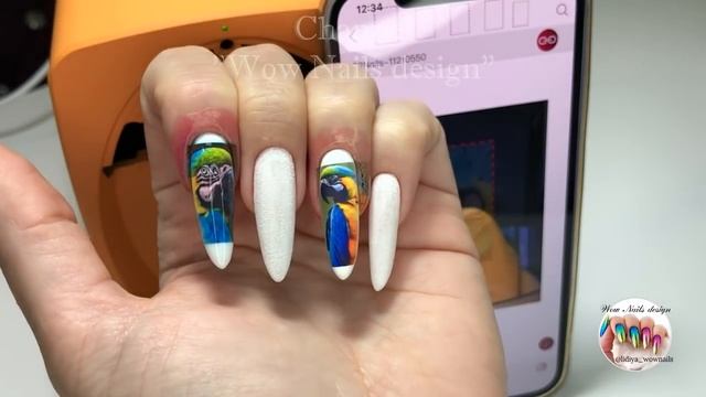 БОМБИЧЕСКИЙ ДИЗАЙН НОГТЕЙ??/ Кислотный маникюр себе 