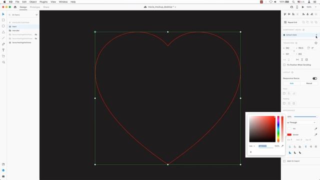 How to Create a Hover Effect for a Heart in Adobe XD смотреть онлайн