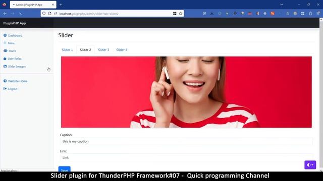 Slider plugin for thunderPHP Framework #07 | AJAX Controller | Quick programming tutorial смотреть онлайн