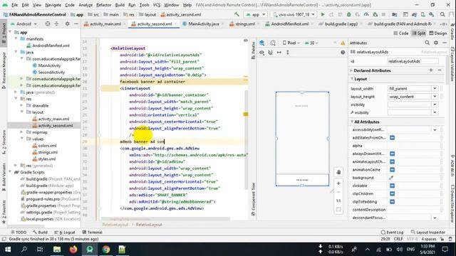 How to Control Ads Remotely via Firebase | Use admob and facebook ads and switch using firebase смотреть онлайн
