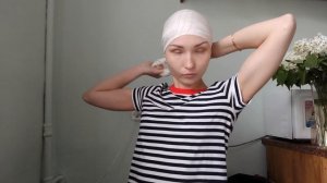 Как стильно прикрыть лысую голову? Как завязывать платок?