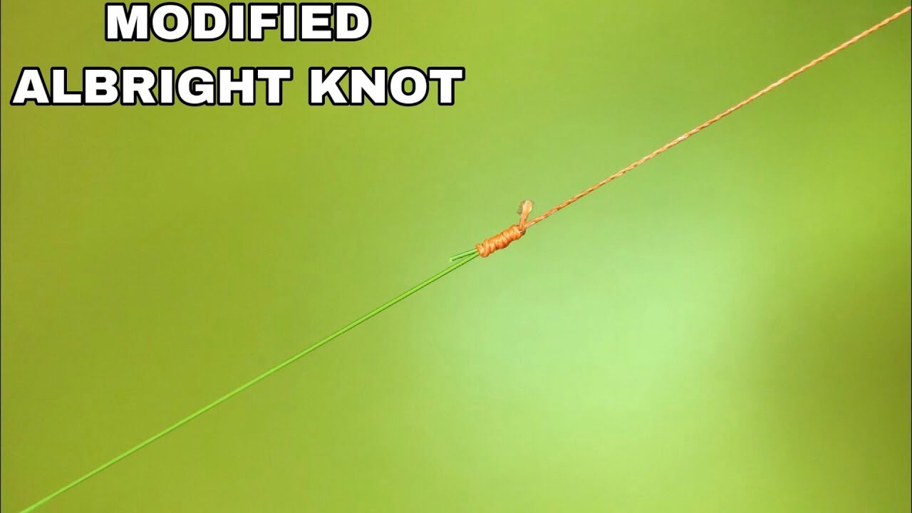 Соединительный узел modified albright knot. Как связать две лески между собой. Самоделки для рыбалки смотреть онлайн