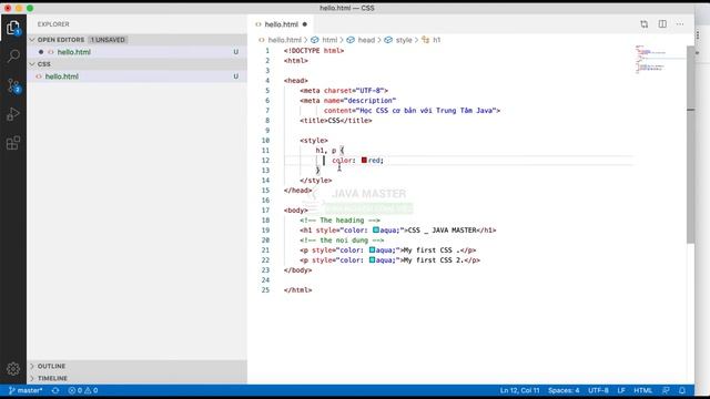 CSS 03 - HTML CSS - Trung Tâm Java Master смотреть онлайн