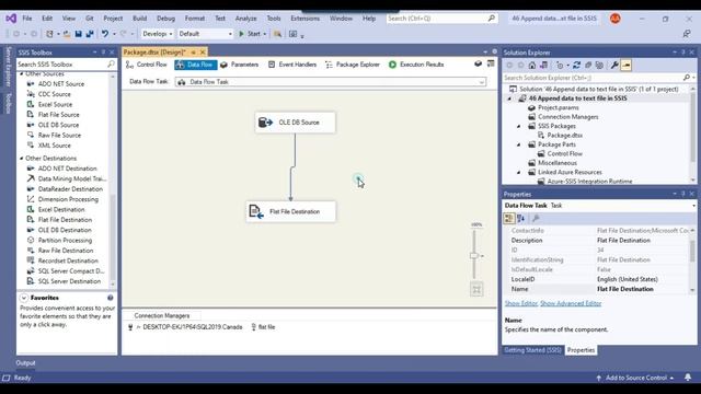 46 Append data to text file in SSIS смотреть онлайн