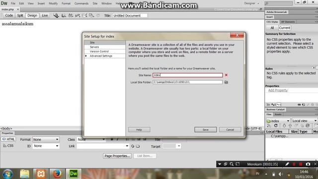 membuat index.php di dreamweaver смотреть онлайн