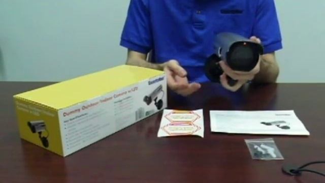 Introduction & How to use SecurityMan SM-3802 Dummy Camera смотреть онлайн