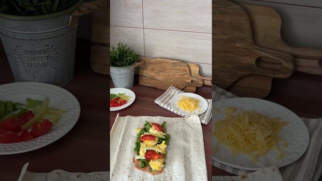 Вкусный и быстрый завтрак. Рецепт в описании 👇🏼 #завтраки #завтракдома #рецепт #вкуснодома