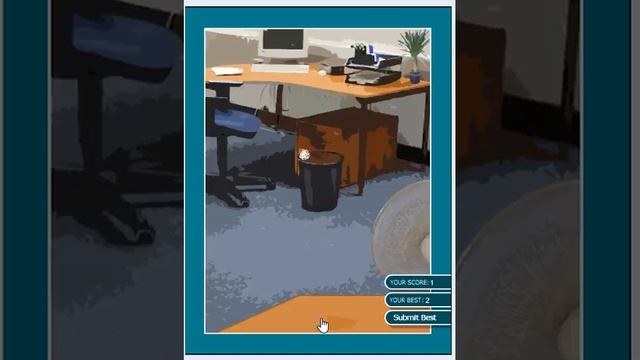 Paper Toss (PC browser game) смотреть онлайн