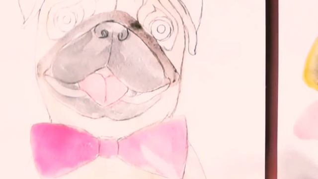 Всем, привет! Сегодня мы рисуем мопса.🐶 смотреть онлайн