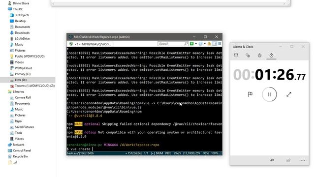 Vue JS quick installation смотреть онлайн