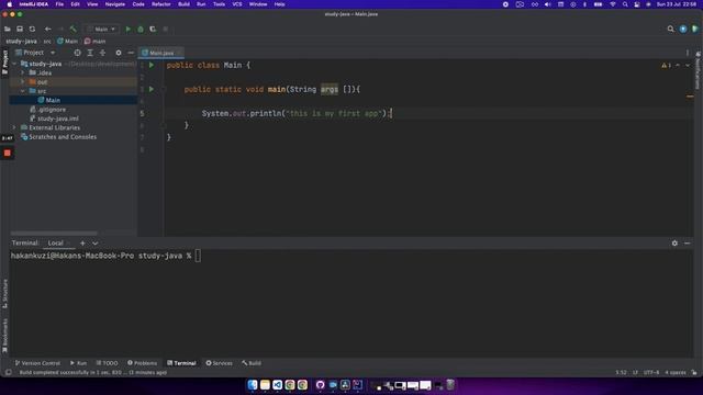 Create First Java App | Basics 1.5 смотреть онлайн